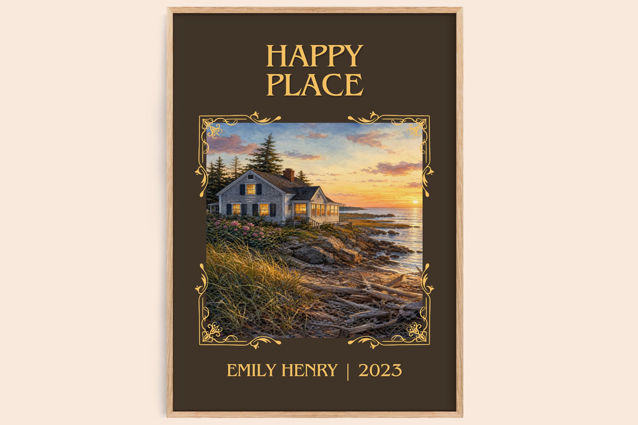 Happy Place Classic Book Art Print by Emily Henry
