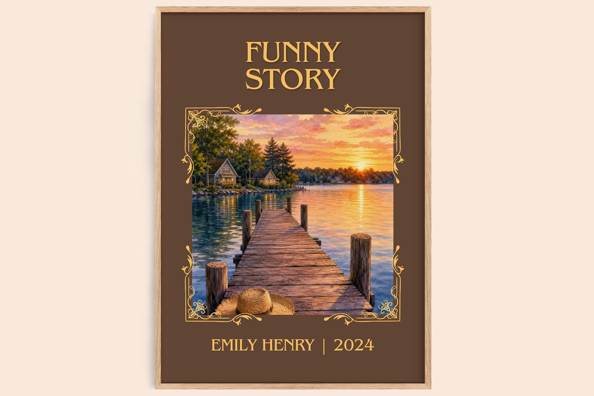 Funny Story Classic Book Art Print by Emily Henry