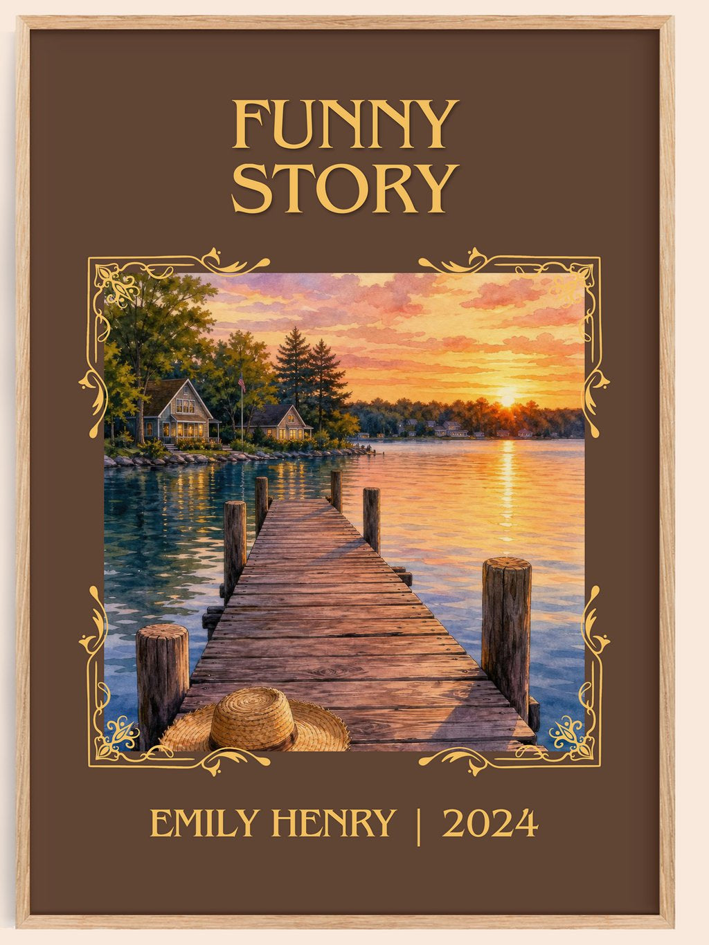 Funny Story Classic Book Art Print by Emily Henry – book poster