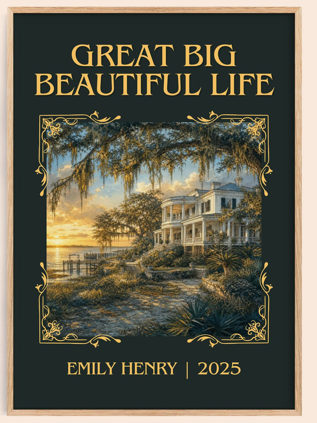 Great Big Beautiful Life Classic Book Art Print by Emily Henry – book poster