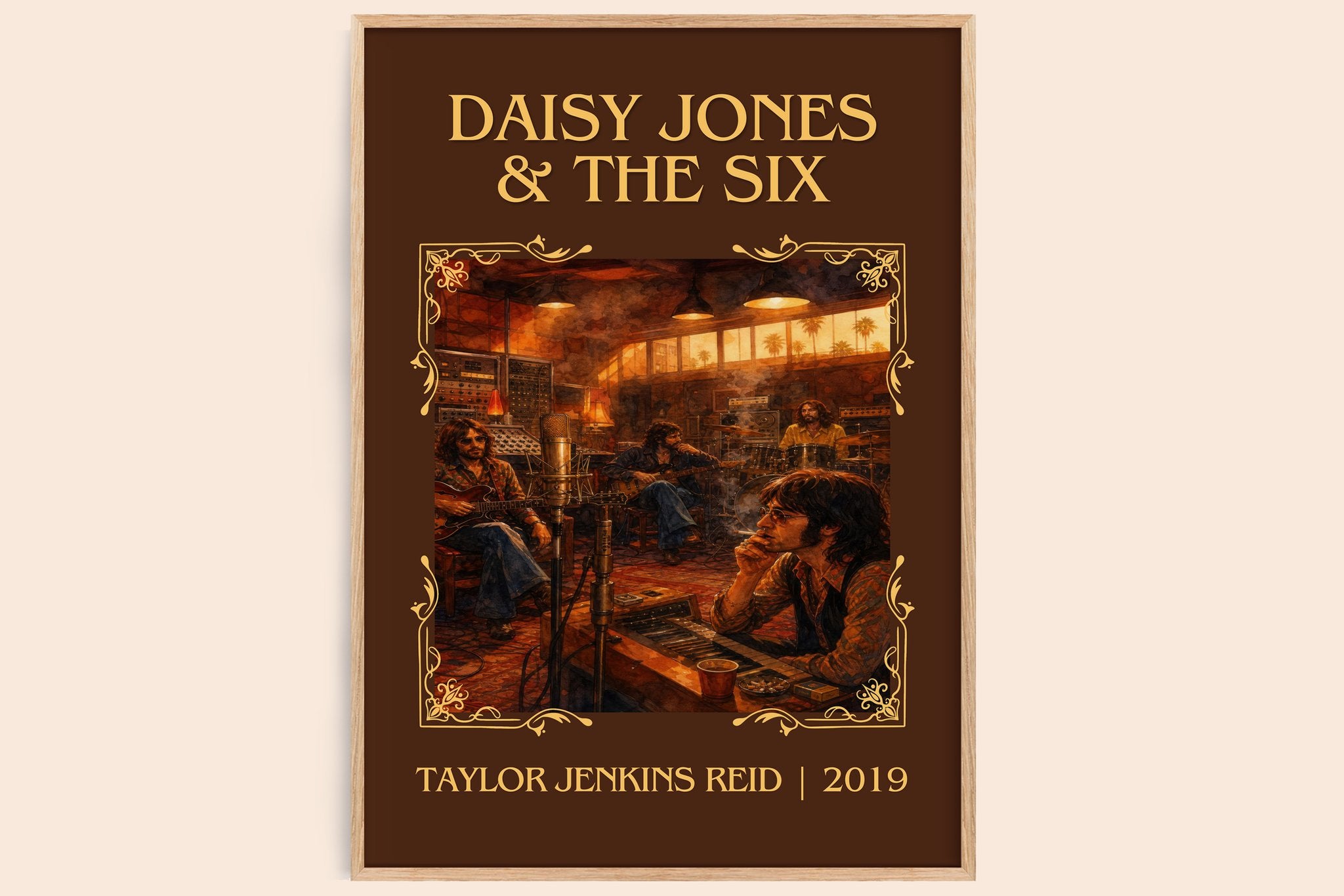 Daisy Jones & The Six Classic Book Art Print by Taylor Jenkins Reid