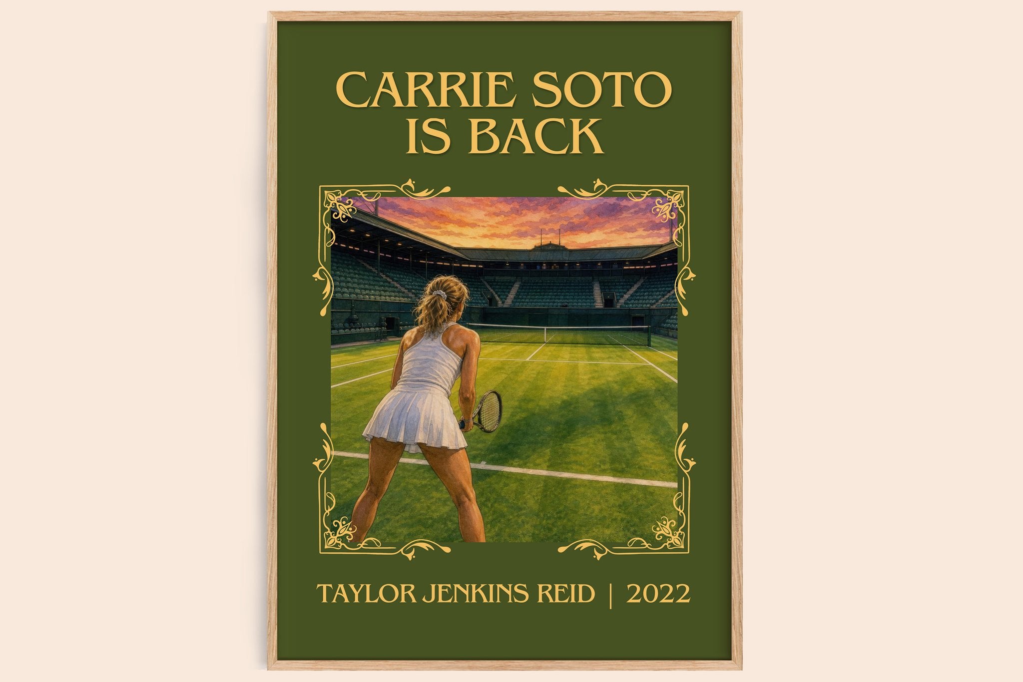 Carrie Soto Is Back Classic Book Art Print by Taylor Jenkins Reid
