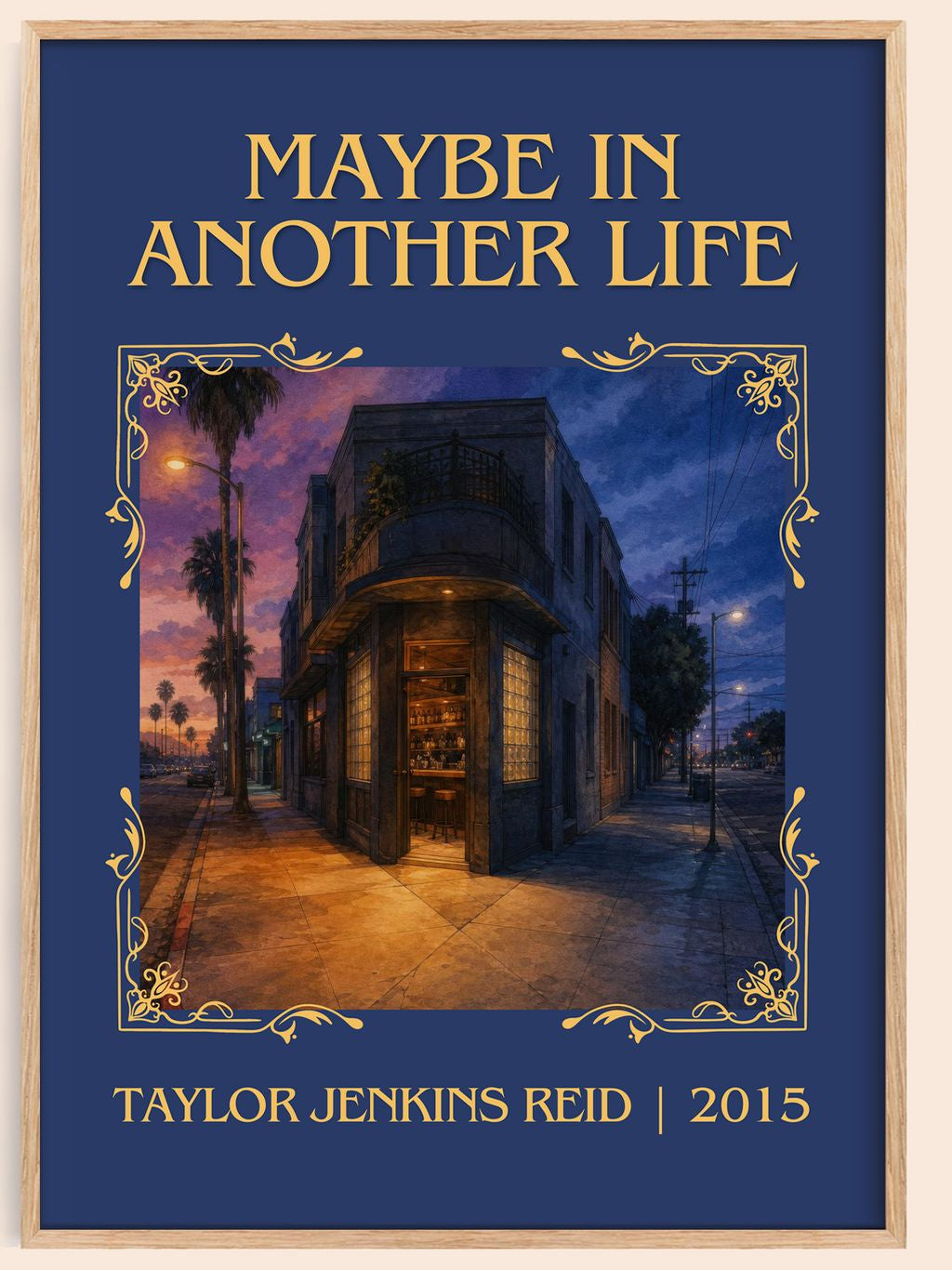 Maybe in Another Life Classic Book Art Print by Taylor Jenkins Reid – book poster