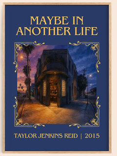 Maybe in Another Life Classic Book Art Print by Taylor Jenkins Reid – book poster