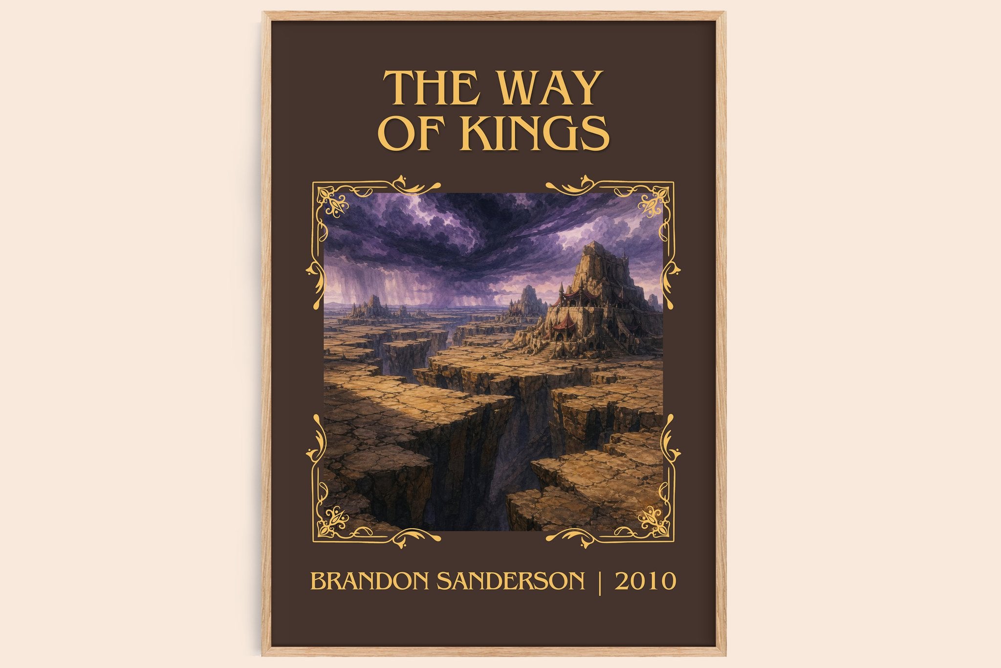 The Way of Kings Classic Book Art Print by Brandon Sanderson