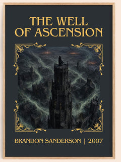 The Well of Ascension Classic Book Art Print by Brandon Sanderson – book poster