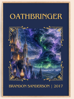 Oathbringer Classic Book Art Print by Brandon Sanderson – book poster
