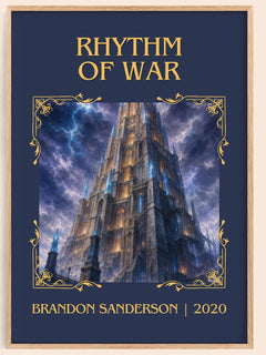 Rhythm of War Classic Book Art Print by Brandon Sanderson – book poster