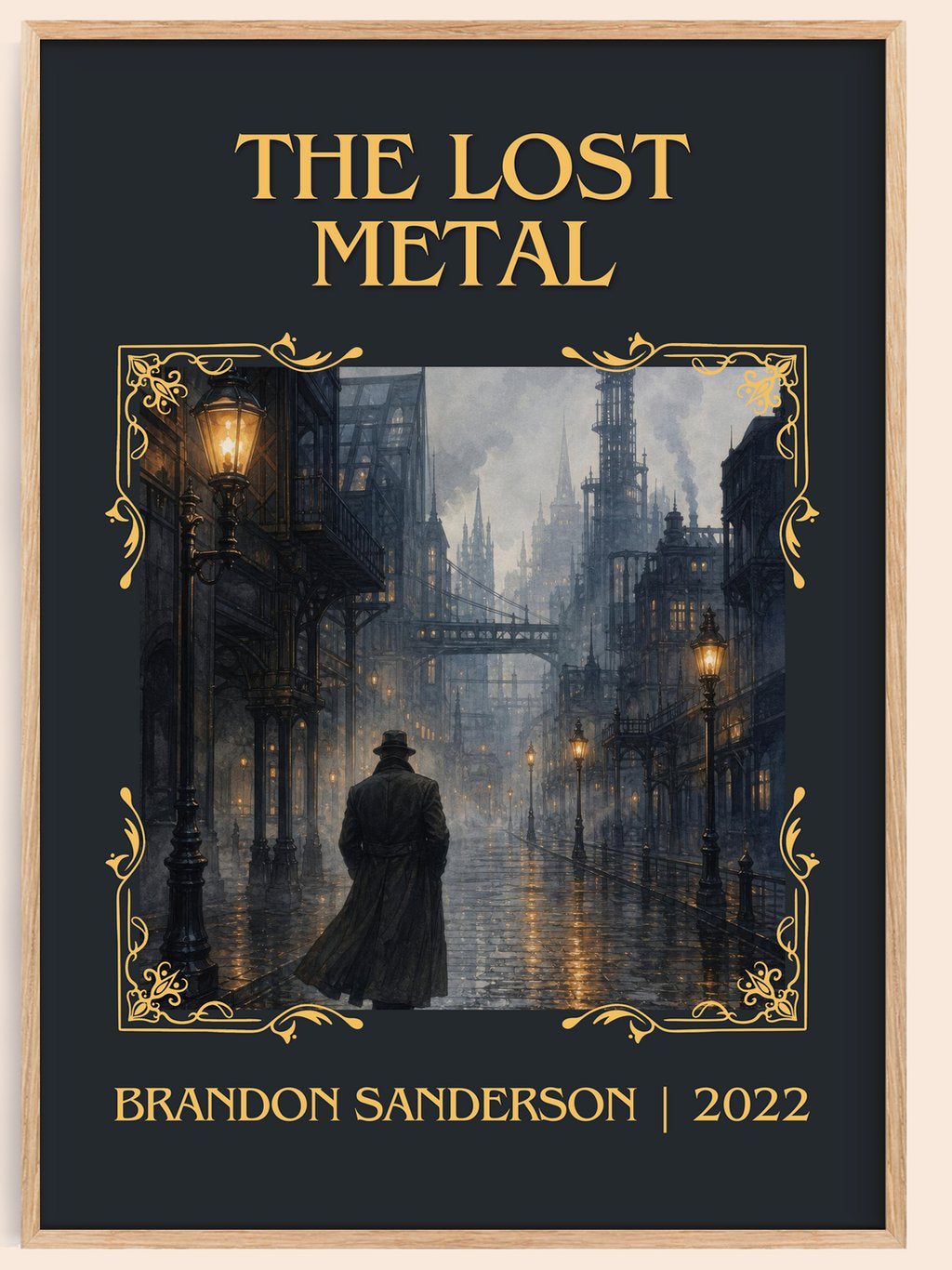 The Lost Metal Classic Book Art Print by Brandon Sanderson – book poster