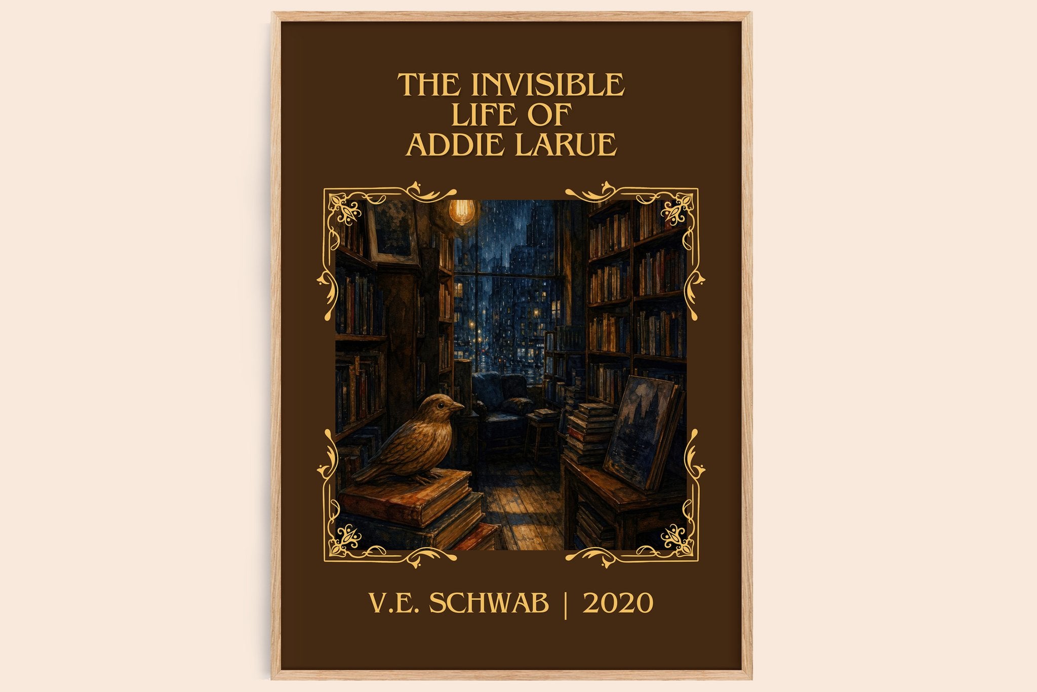 Invisible Life of Addie LaRue Classic Book Art Print by V.E. Schwab