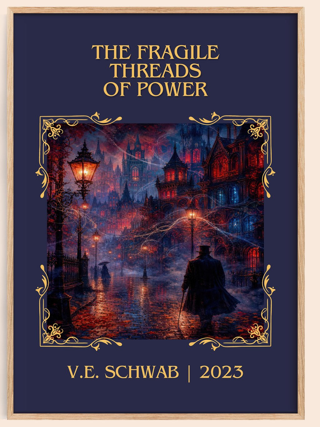 The Fragile Threads of Power Classic Book Art Print by V.E. Schwab – book poster