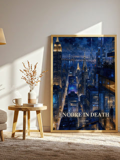 Encore In Death Book Watercolour Illustration by J. D. Robb – image 2