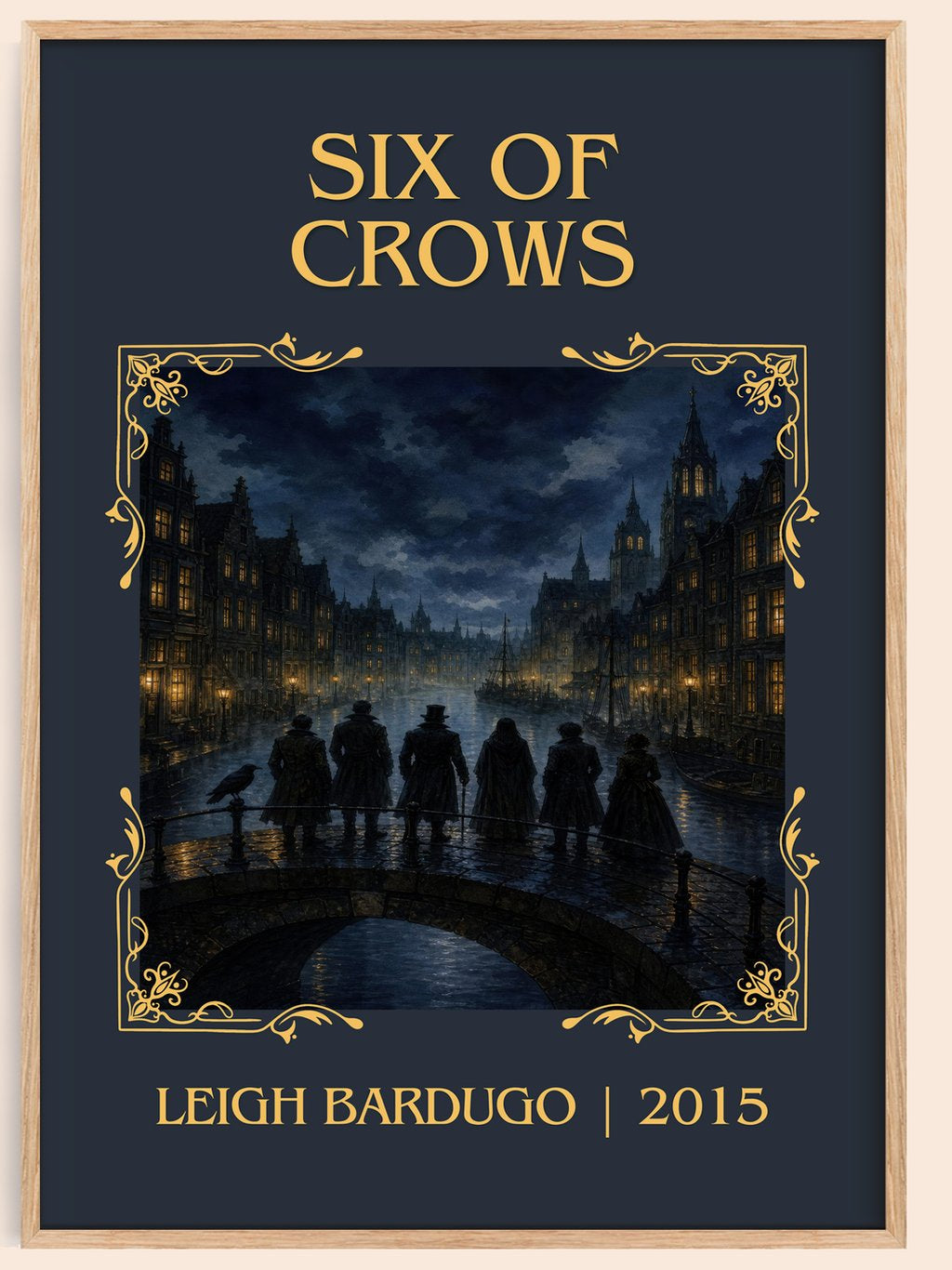 Six of Crows Classic Book Art Print by Leigh Bardugo – book poster