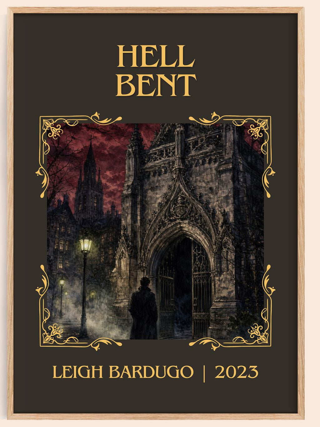 Hell Bent Classic Book Art Print by Leigh Bardugo – book poster