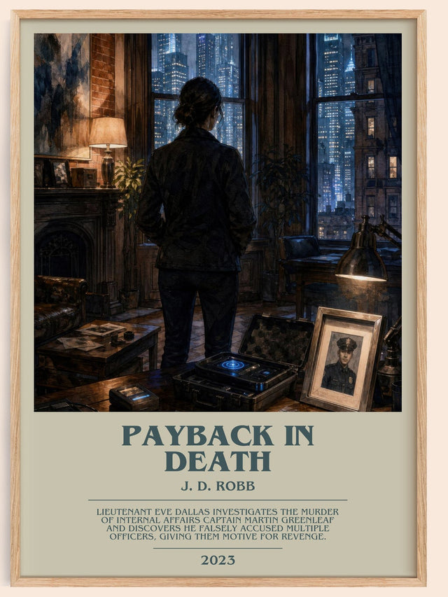 Payback In Death Bookish Wall Art by J. D. Robb