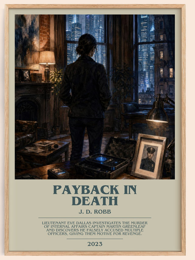 Payback In Death Bookish Wall Art by J. D. Robb