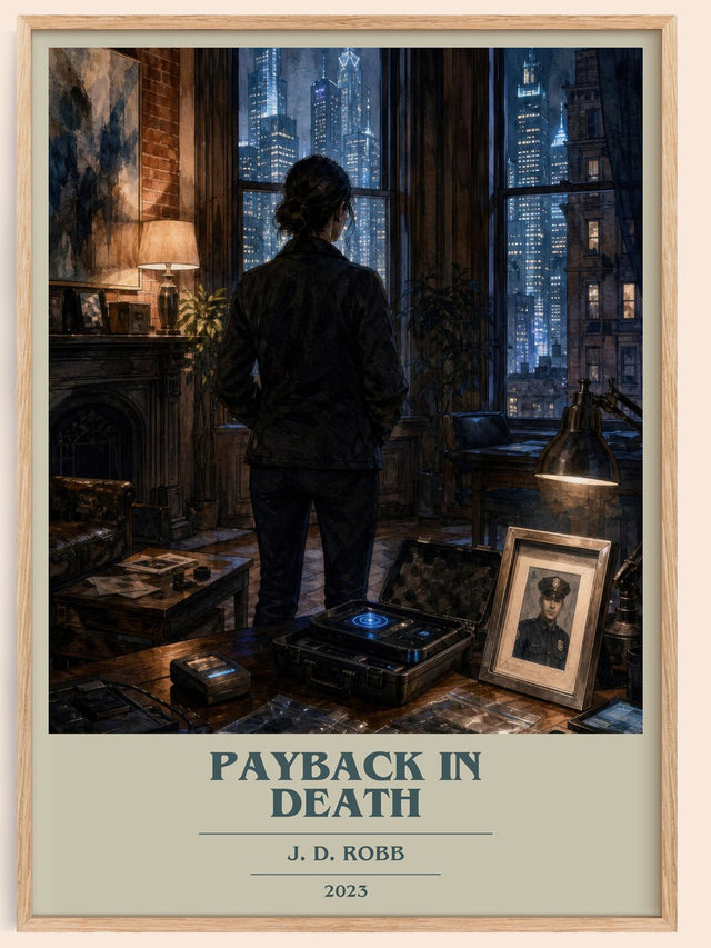Payback In Death Book Cover Poster by J. D. Robb