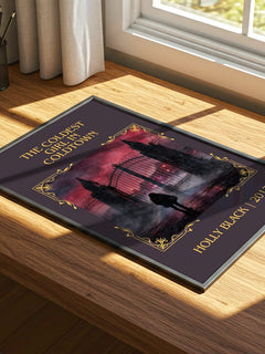 The Coldest Girl in Coldtown Classic Book Art Print by Holly Black – print on a sunlit desk