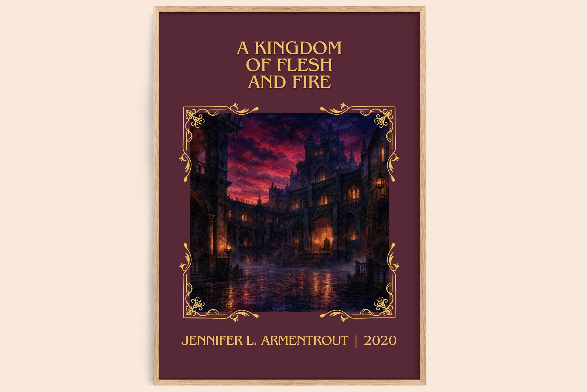 Kingdom of Flesh and Fire Classic Book Art Print by J. Armentrout