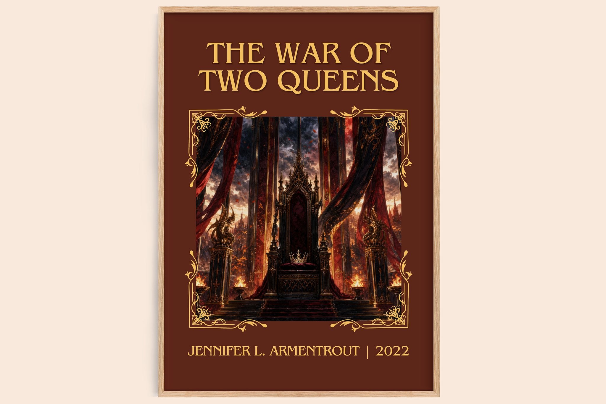 The War of Two Queens Classic Book Art Print by Jennifer L. Armentrout
