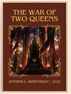 The War of Two Queens Classic Book Art Print by Jennifer L. Armentrout – book poster