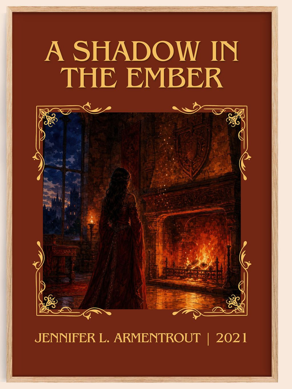 A Shadow in the Ember Classic Book Art Print by Jennifer L. Armentrout – book poster