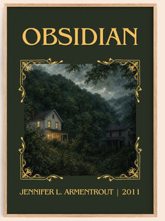 Obsidian Classic Book Art Print by Jennifer L. Armentrout – book poster