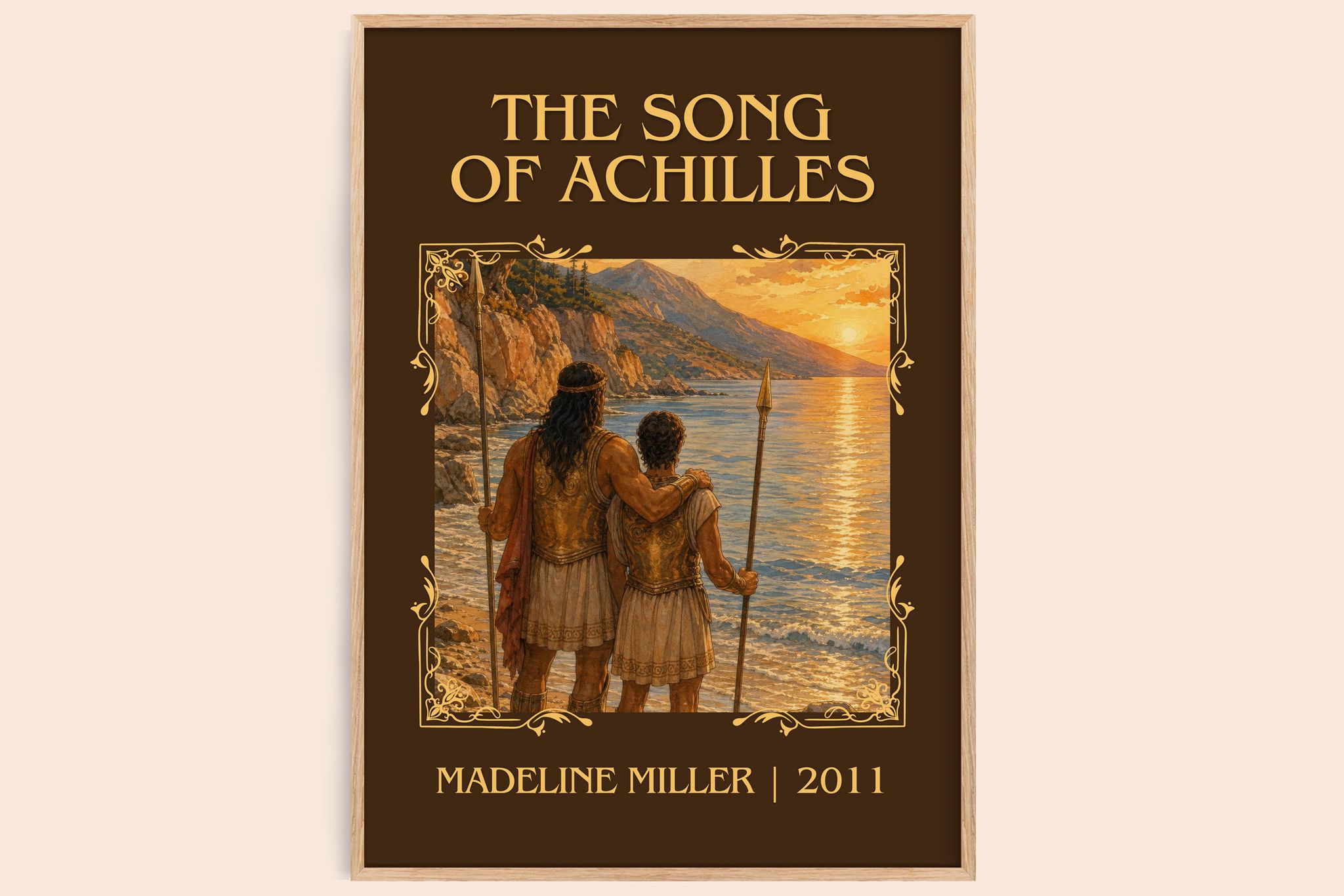 The Song of Achilles Classic Book Art Print by Madeline Miller