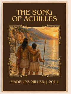 The Song of Achilles Classic Book Art Print by Madeline Miller – book poster