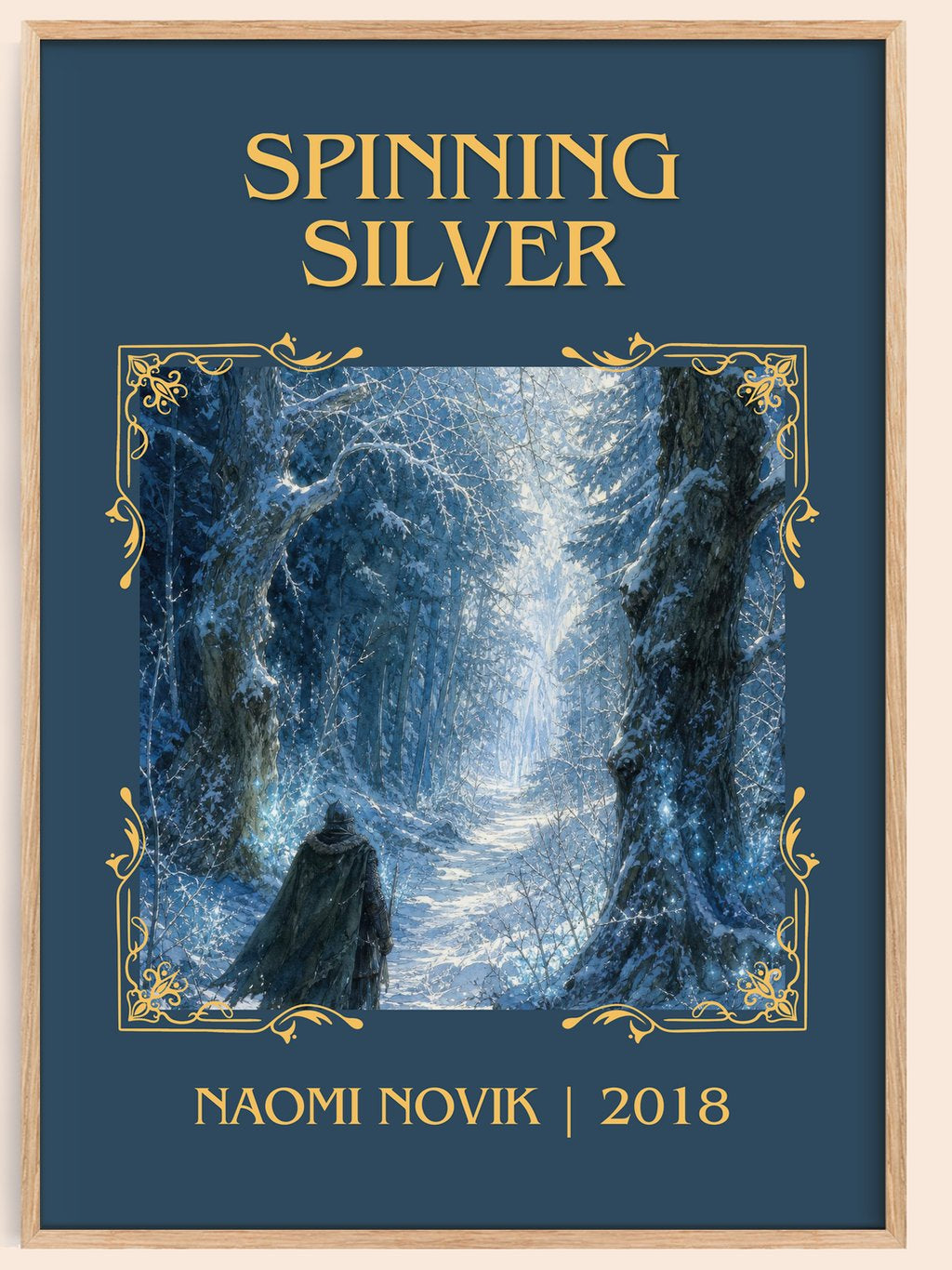 Spinning Silver Classic Book Art Print by Naomi Novik – book poster