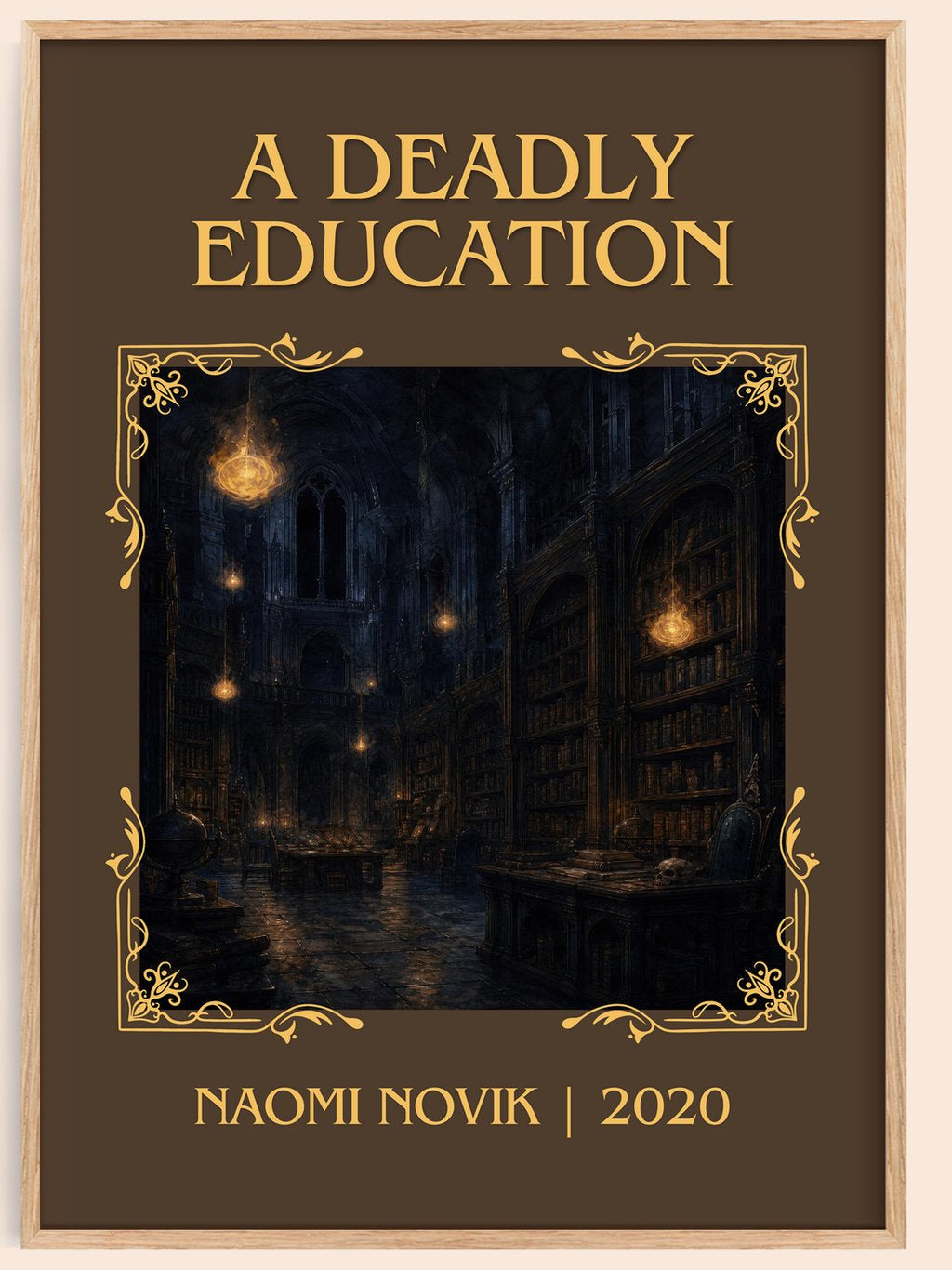 A Deadly Education Classic Book Art Print by Naomi Novik – book poster