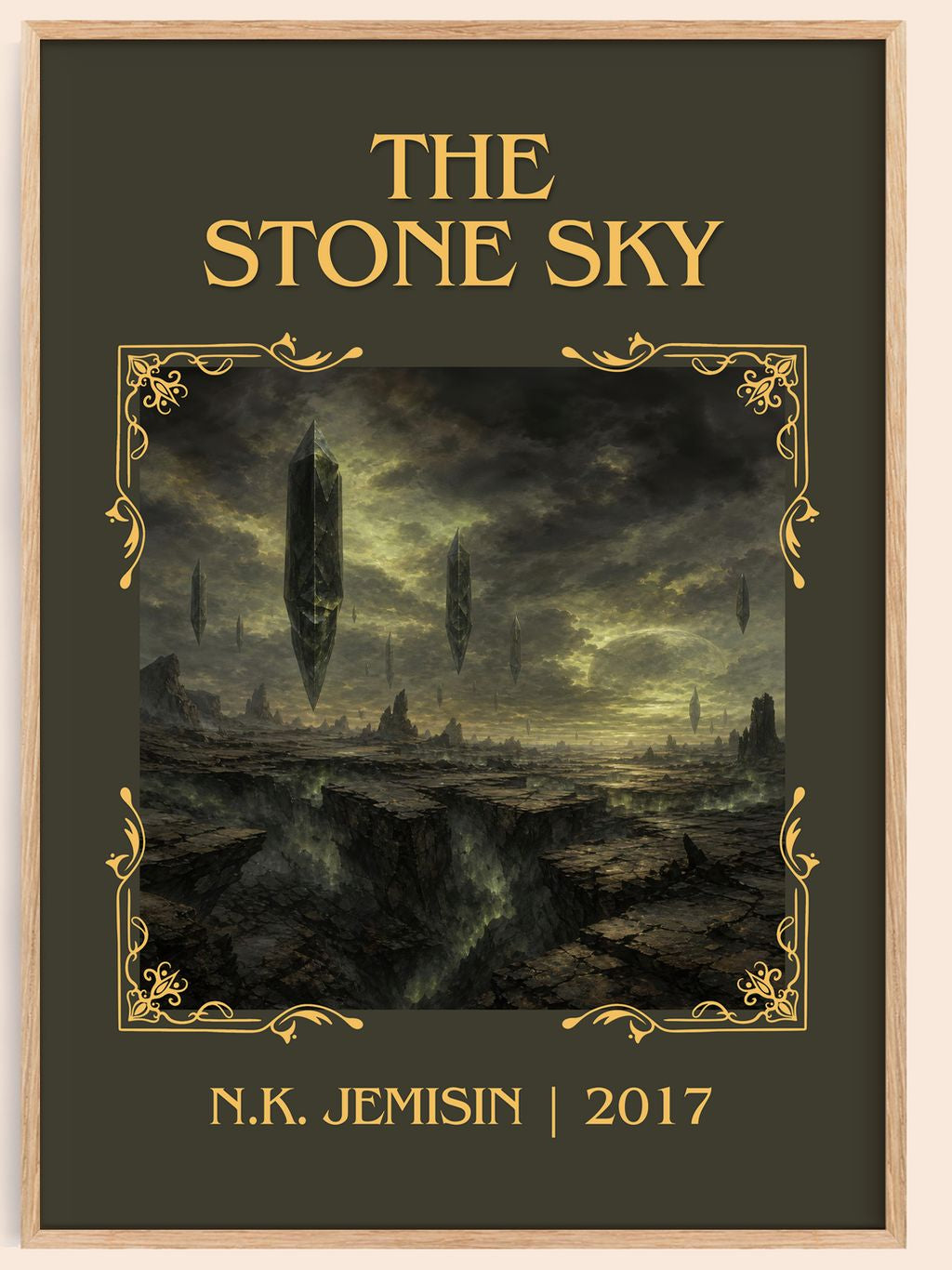 The Stone Sky Classic Book Art Print by N.K. Jemisin – book poster