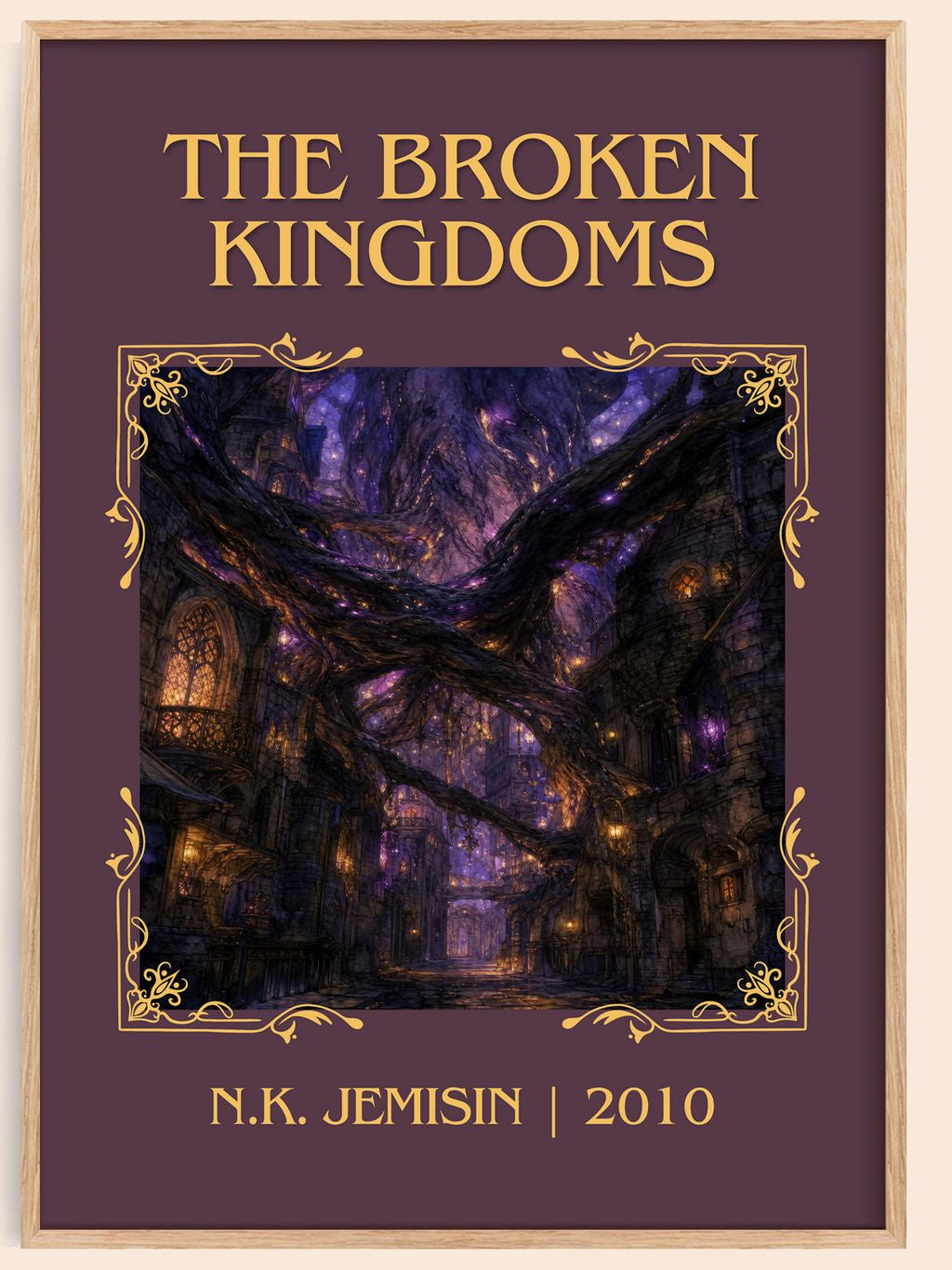 The Broken Kingdoms Classic Book Art Print by N.K. Jemisin – book poster