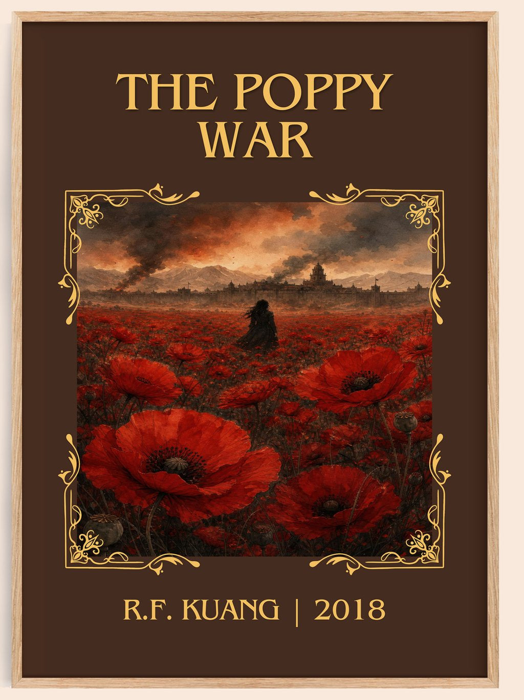 The Poppy War Classic Book Art Print by R.F. Kuang – book poster