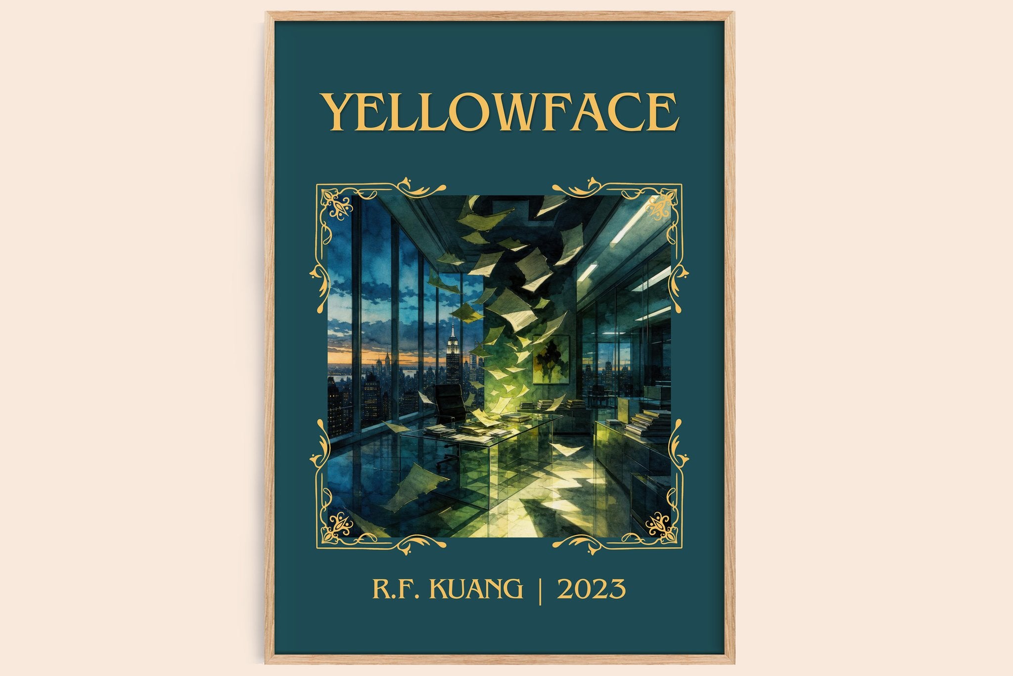 Yellowface Classic Book Art Print by R.F. Kuang