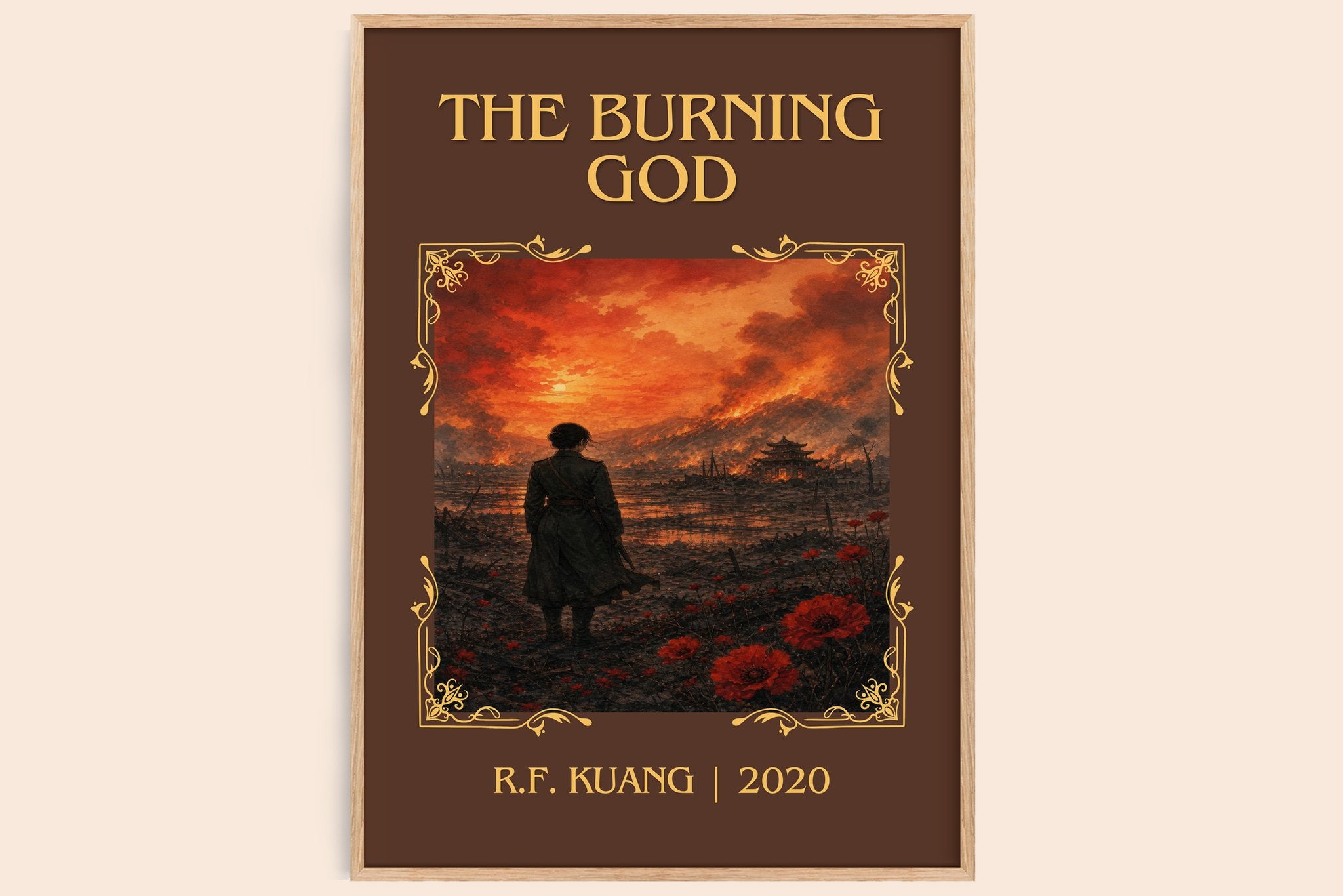 The Burning God Classic Book Art Print by R.F. Kuang