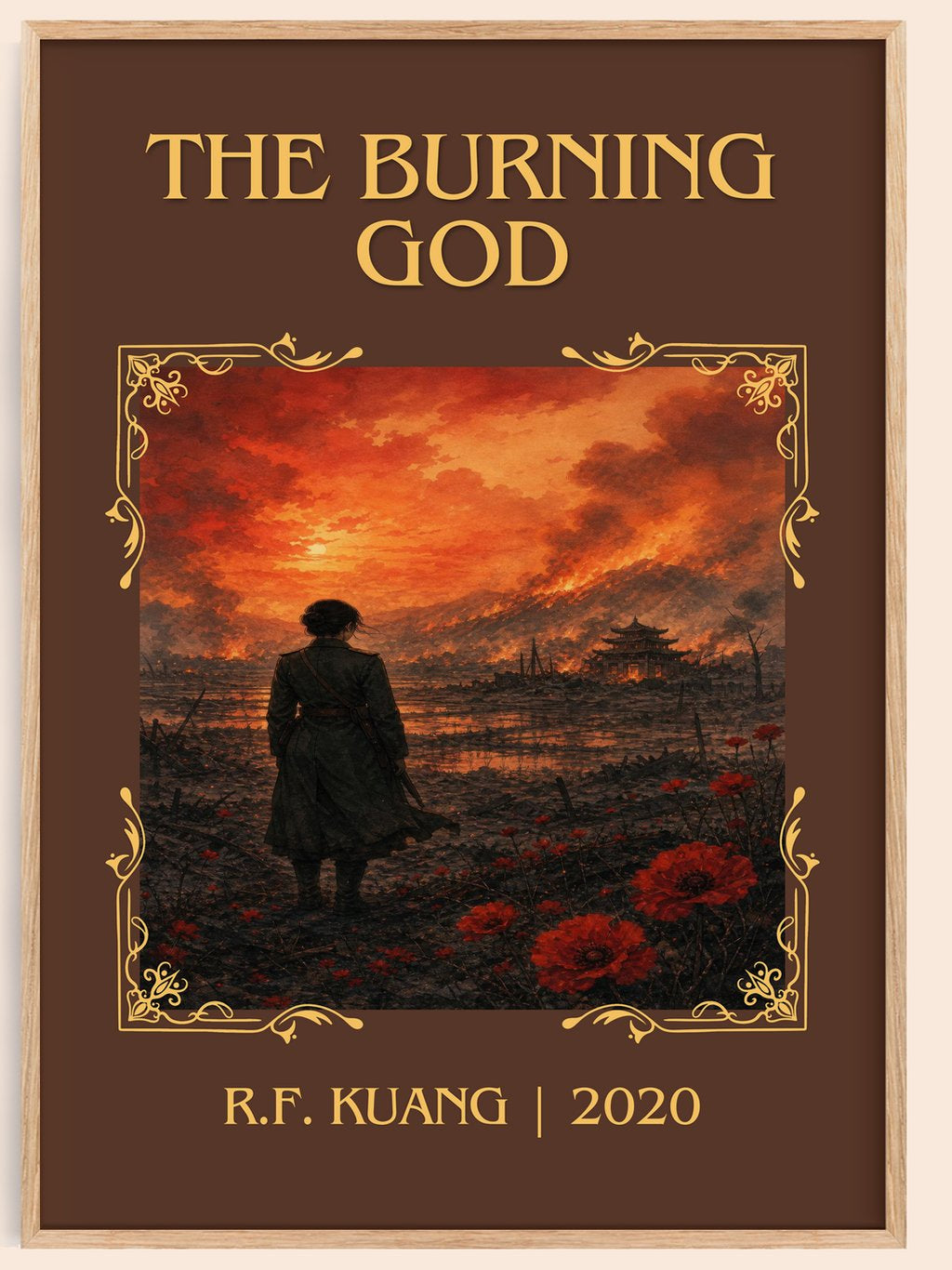 The Burning God Classic Book Art Print by R.F. Kuang – book poster