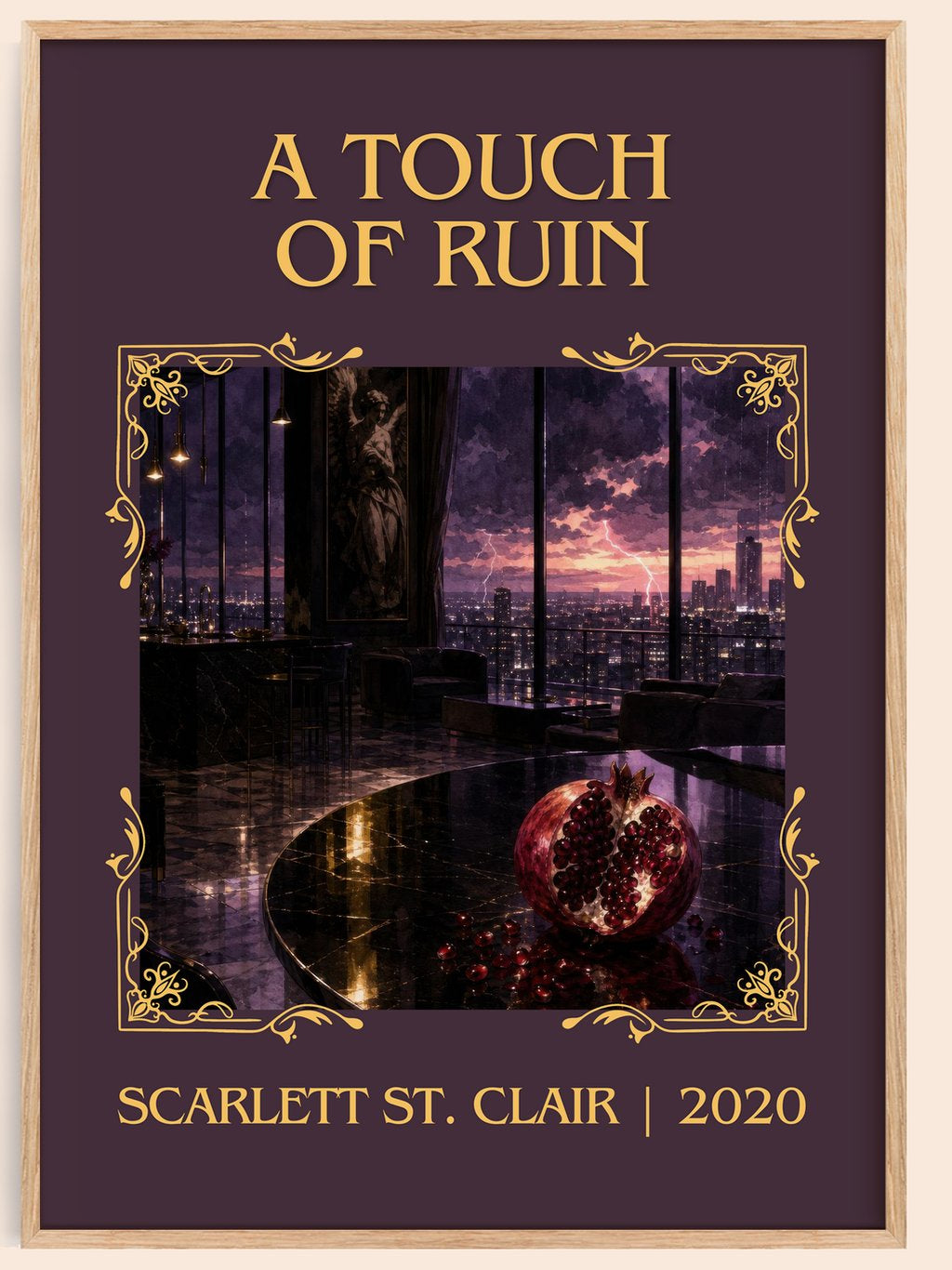 A Touch of Ruin Classic Book Art Print by Scarlett St. Clair – book poster