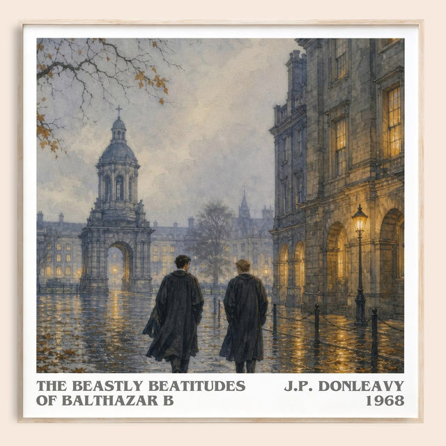 Beastly Beatitudes Of Balthazar B Literary Art Print by J.P. Donleavy