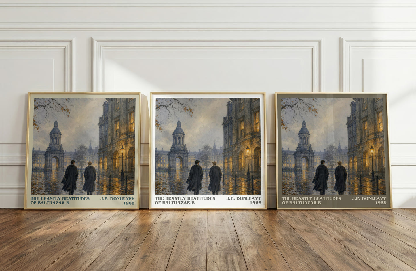 The Beastly Beatitudes Of Balthazar B literary art print colour and style options – J.P. Donleavy book art