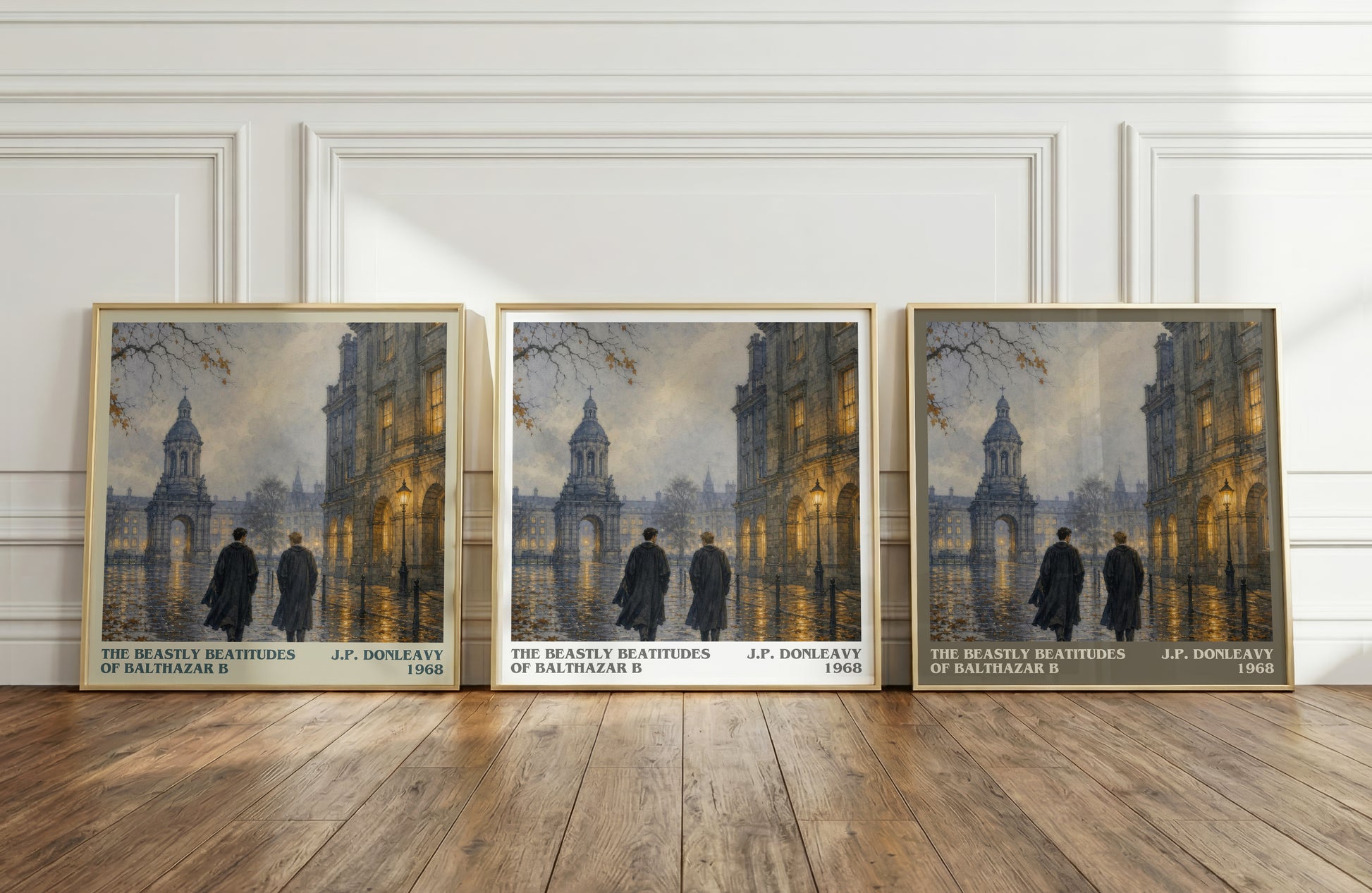 The Beastly Beatitudes Of Balthazar B literary art print colour and style options – J.P. Donleavy book art