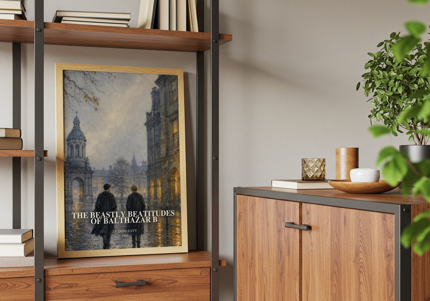 The Beastly Beatitudes Of Balthazar B book watercolour illustration paper finish options – matte satin gloss