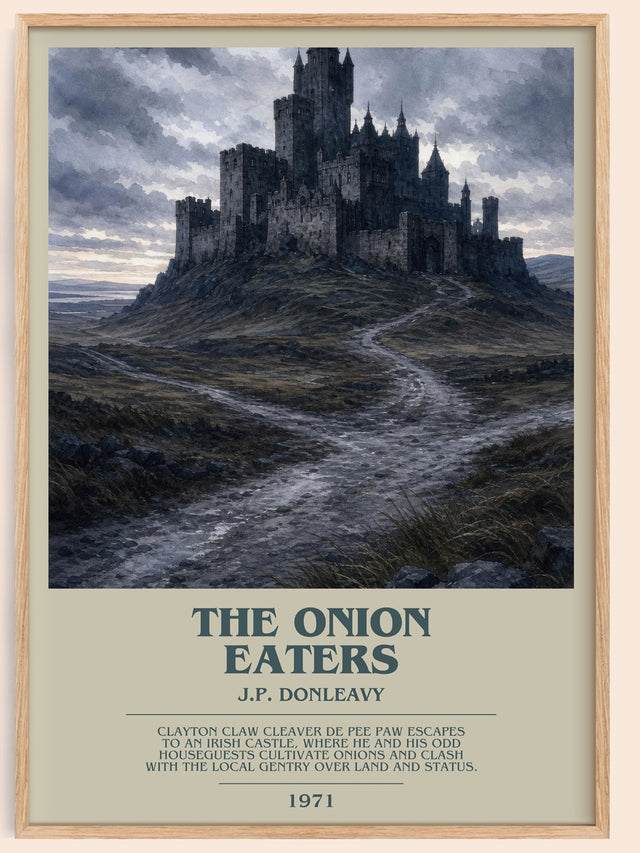 The Onion Eaters Bookish Wall Art by J.P. Donleavy