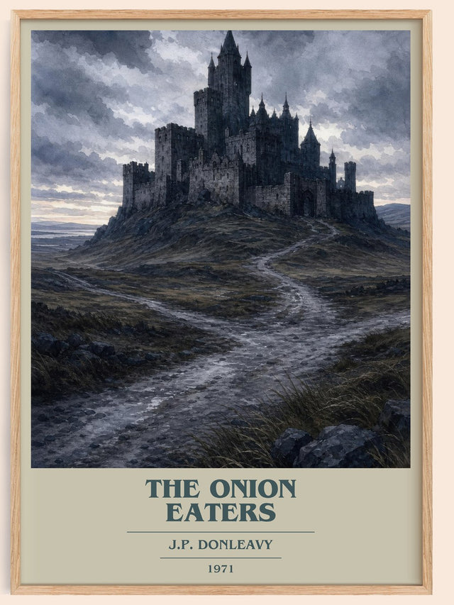 The Onion Eaters Book Cover Poster by J.P. Donleavy