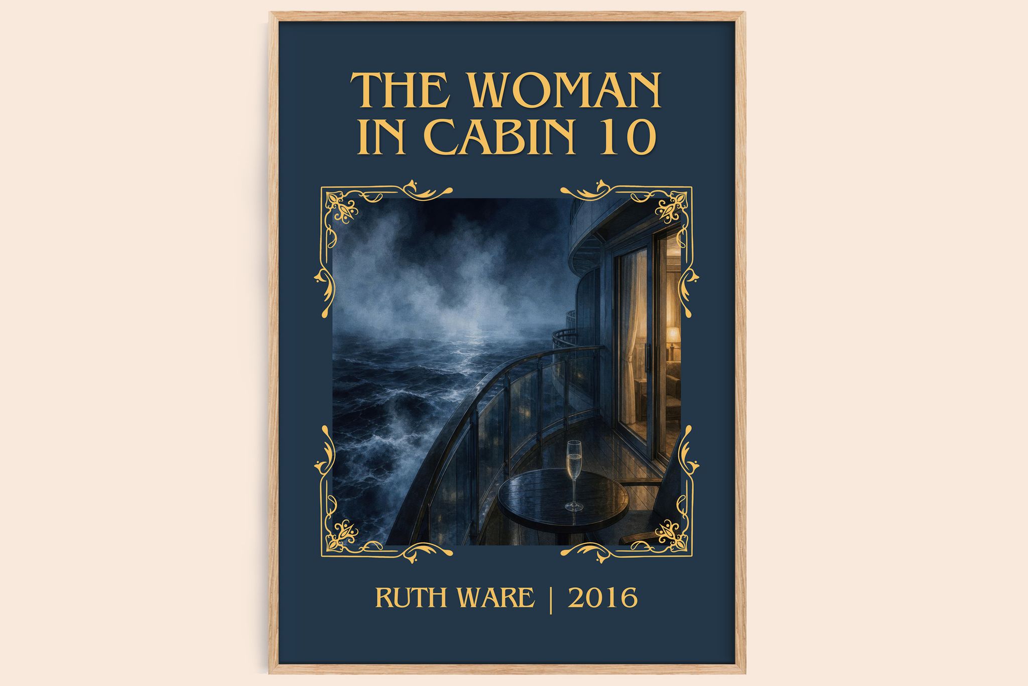 The Woman in Cabin 10 Classic Book Art Print by Ruth Ware