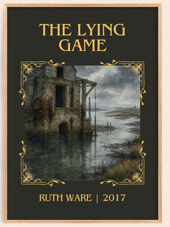 The Lying Game Classic Book Art Print by Ruth Ware – book poster