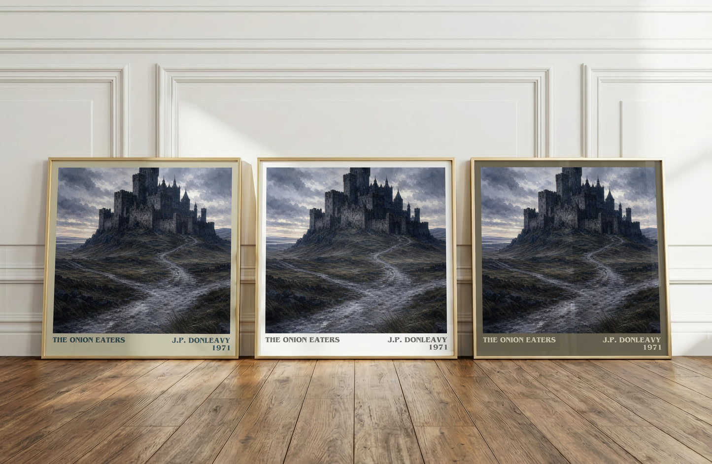 The Onion Eaters literary art print colour and style options – J.P. Donleavy book art