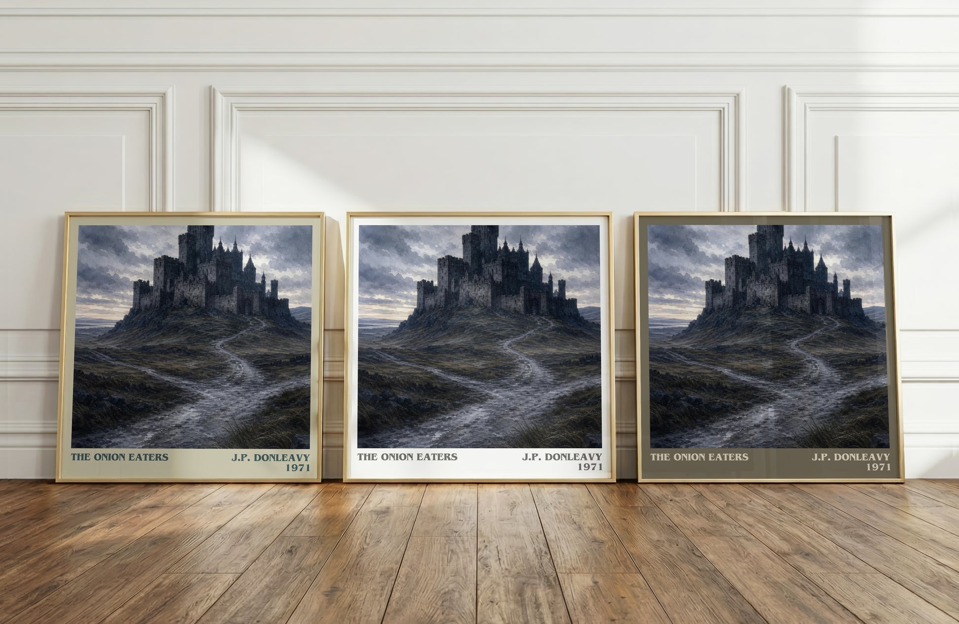 The Onion Eaters literary art print colour and style options – J.P. Donleavy book art