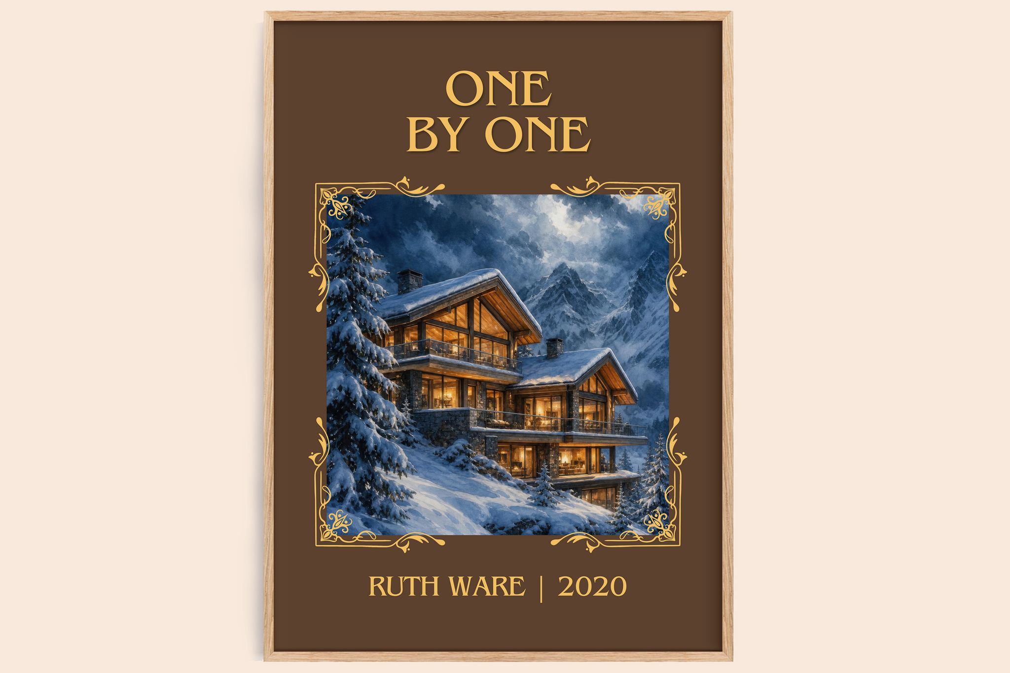 One by One Classic Book Art Print by Ruth Ware