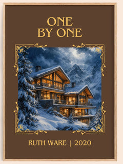 One by One Classic Book Art Print by Ruth Ware – book poster